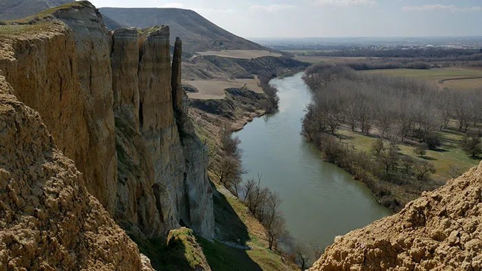 Cortados de Cabezón de Pisuerga y el río
