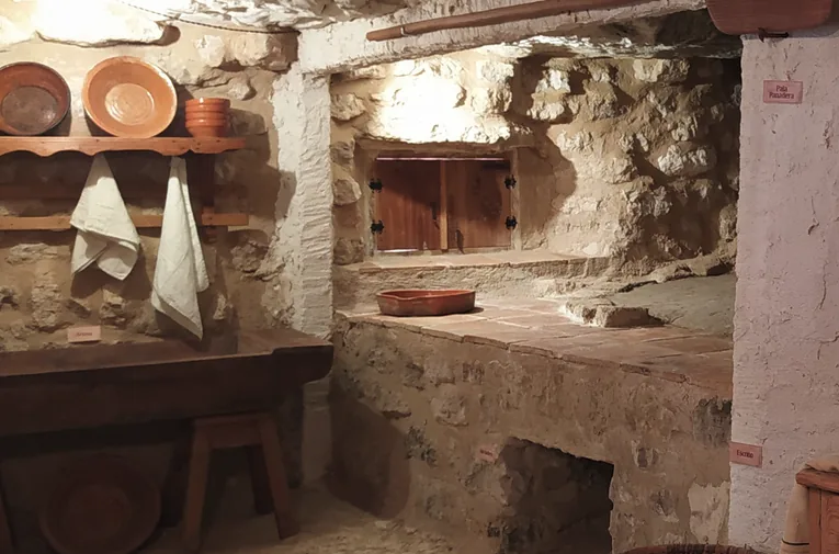 Interior de una casa cueva